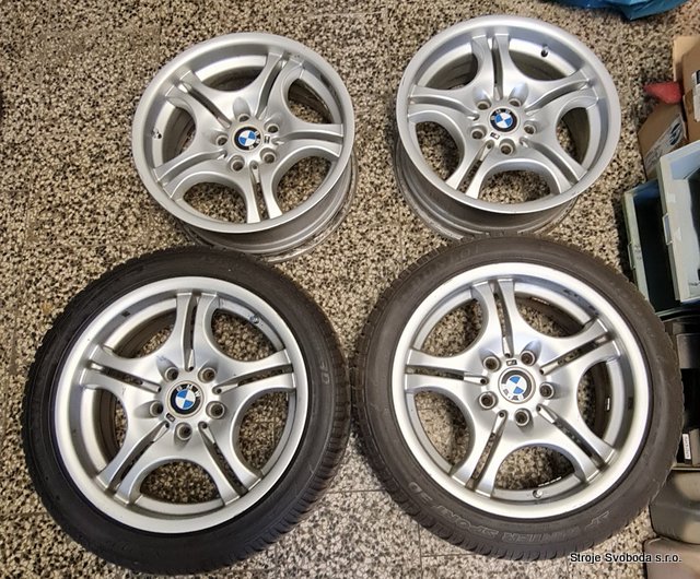 Hliníkové disky originál zimní BMW M3 E46 17" Styling M68  (Hlinikove disky-alu kola original zimni BMW M3 E46 17 Styling M68 7,5Jx17EH2, ET47 7,5Jx17EH2, ET25 2229980 2229480 22545 R17 (1).jpg)